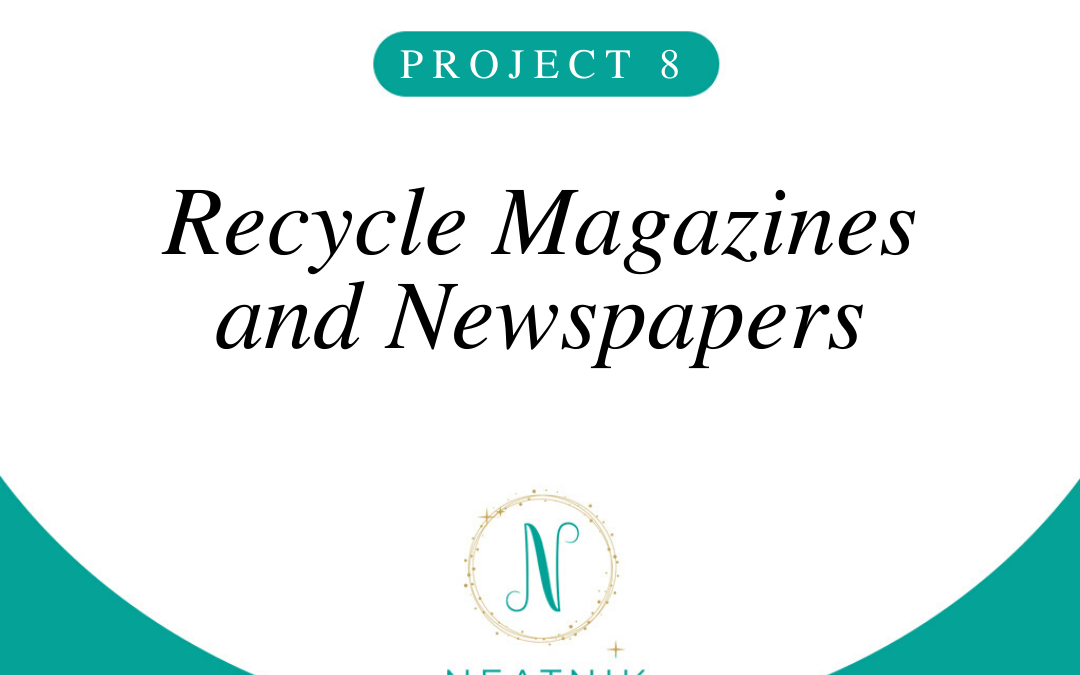 Project of the Day #8: Recycle Magazines and Newspapers